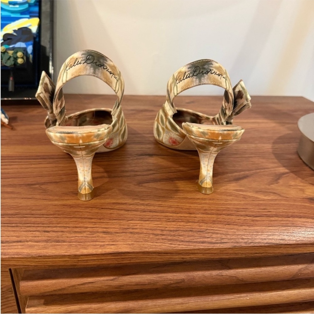 Christian Dior Kaleidoscope Tie Dye Kitten Heels - Picture 5 of 6